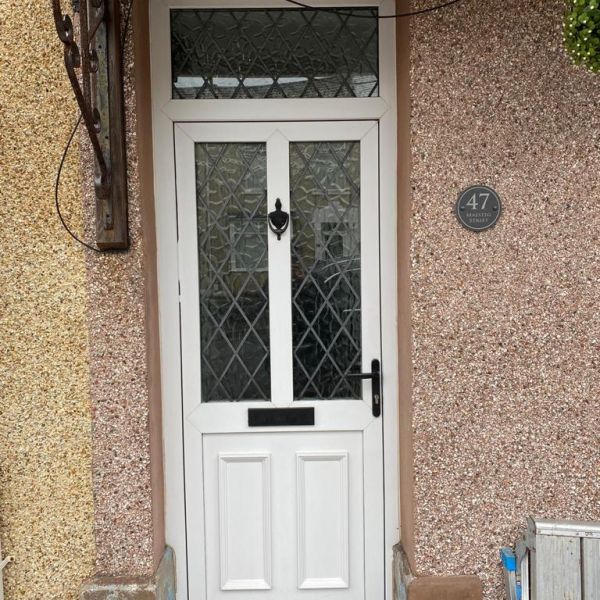 Composite front doors Cardiff - BEFORE